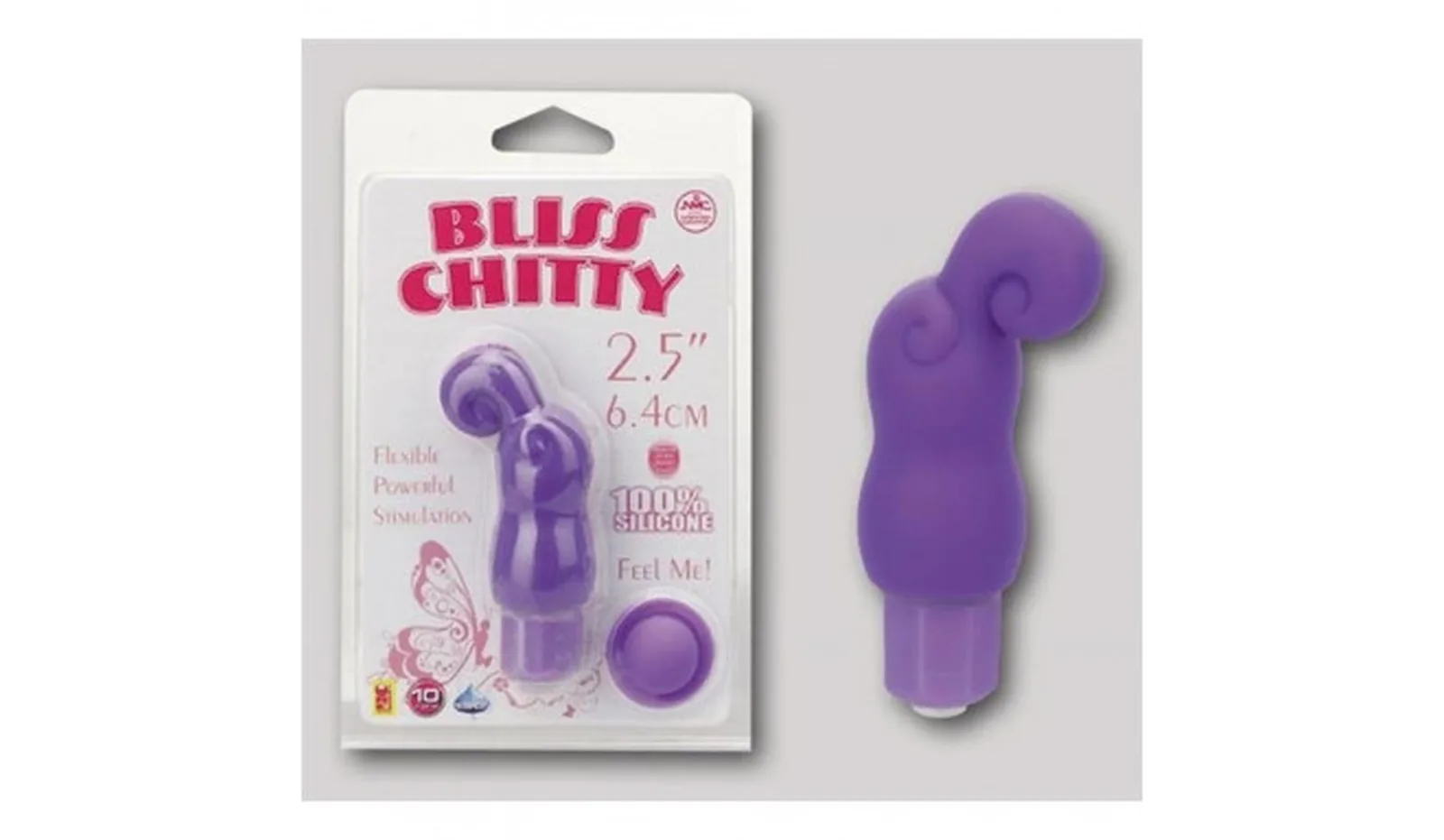 NMC xBLISS CHITTY Mini Vibrator, Purple