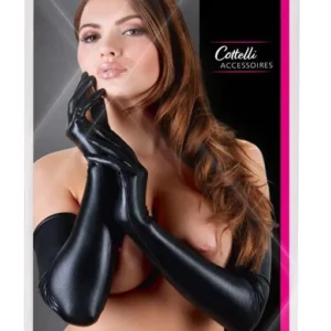 Wet Look Gloves S-L
