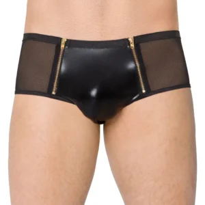 SoftLine Collection 4520 - Men's Black Boxer Shorts M/L
