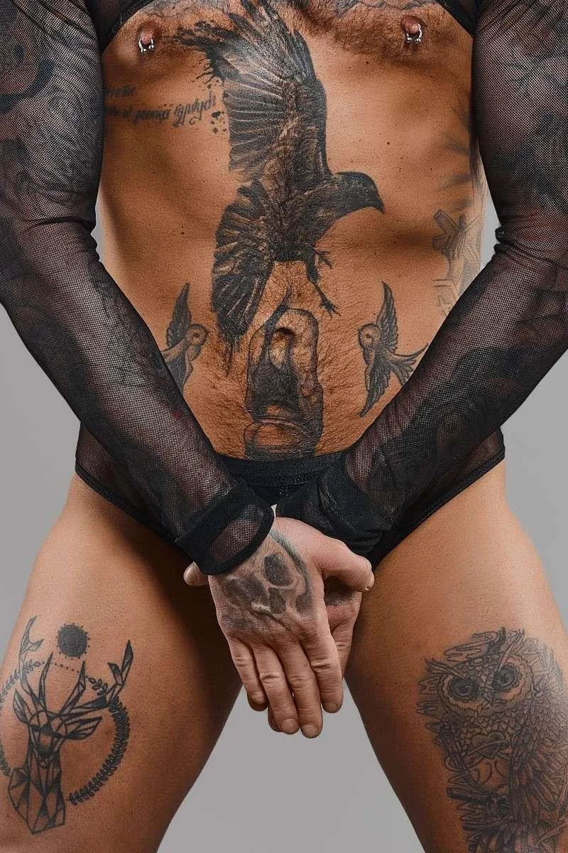 Brazilian-style panties with front opening - XL - Image 2