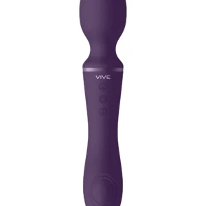 Vive Enora — Dual-Ended Rechargeable Vibrator Wand, Purple