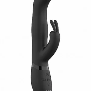 Vive Izara — rabbit vibrator with rotating beads, black