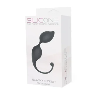 PALLINE Trigger Silicone Beads Black