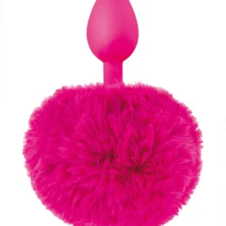 Pompom Fuchsia Anal Plug