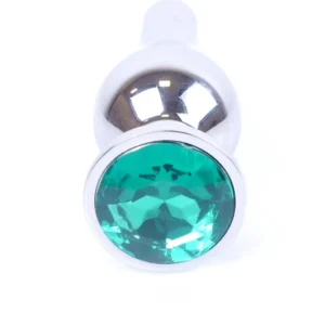 MyLove Toys - Jewellery Silver BUTT PLUG- Green