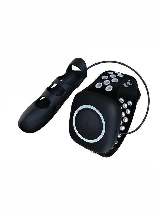 Adrien Lastic Touché — Gray-Black Finger Stimulator
