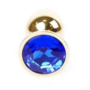 Plug-Jewellery Gold PLUG- Dark Blue