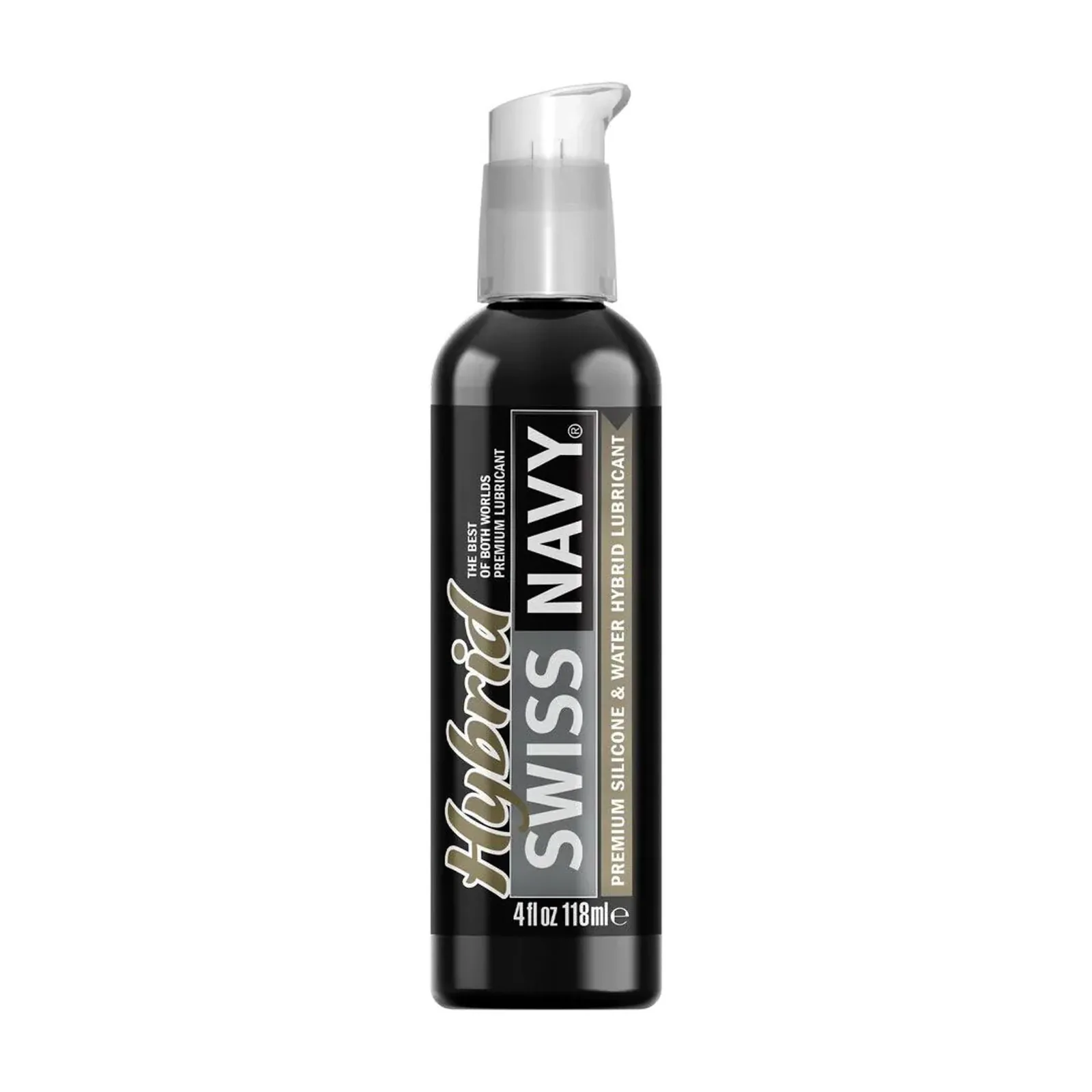 Hybrid - Premium Silicone and Water Hybrid Lubricant - 4 fl oz / 118 ml - Image 2