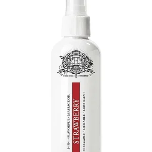 Pharmquests Ice Lubricant Strawberry – Edible Strawberry Lubricant, 80 ml