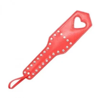 Whip-Paddle Heart Paddle red