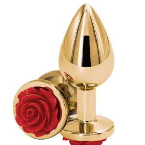 Rose Buttplug Medium Red