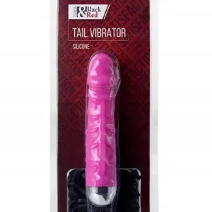 xBlack & Red, Vibrator, 6 vibration modes, silicone, pink, 16 cm, Ø 3.5 cm