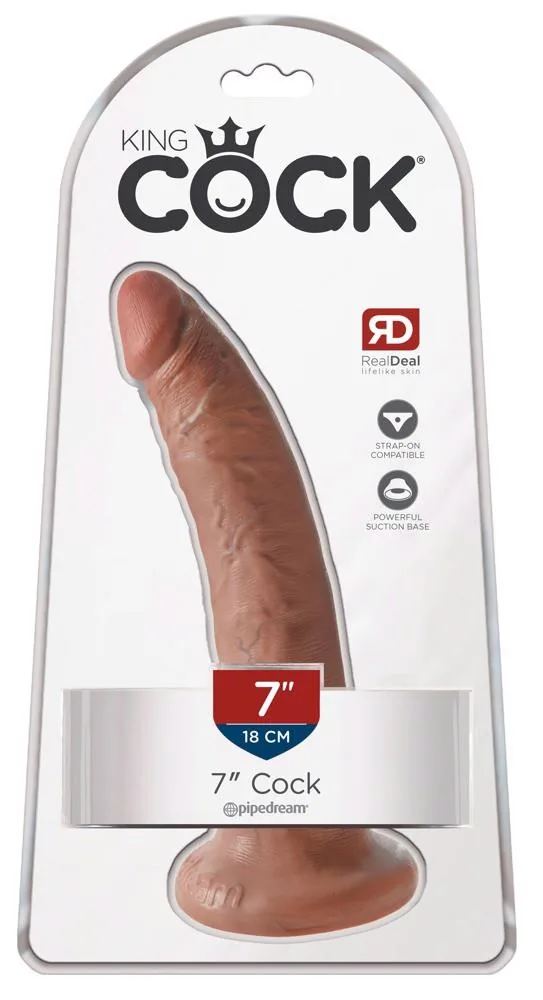King Cock 7" — Realistic PVC Dildo