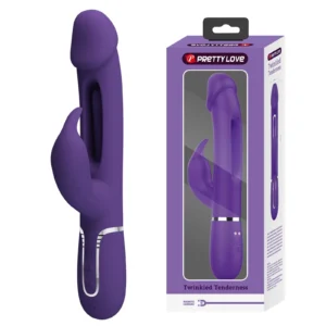 Pretty Love - Kampas Dark Purple, 7 vibration functions, 4 licking settings