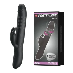 Pretty Love Colin - Vibrating Massager with Rotation and Clitoral Stimulator