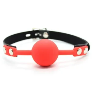 Toyz4Lovers Ball Gag with Padlock, Red