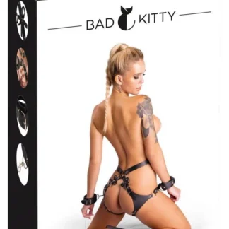 Bad Kitty Body Harness with Cuffs