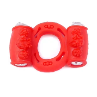 Vibrating Cock Ring - Double Red
