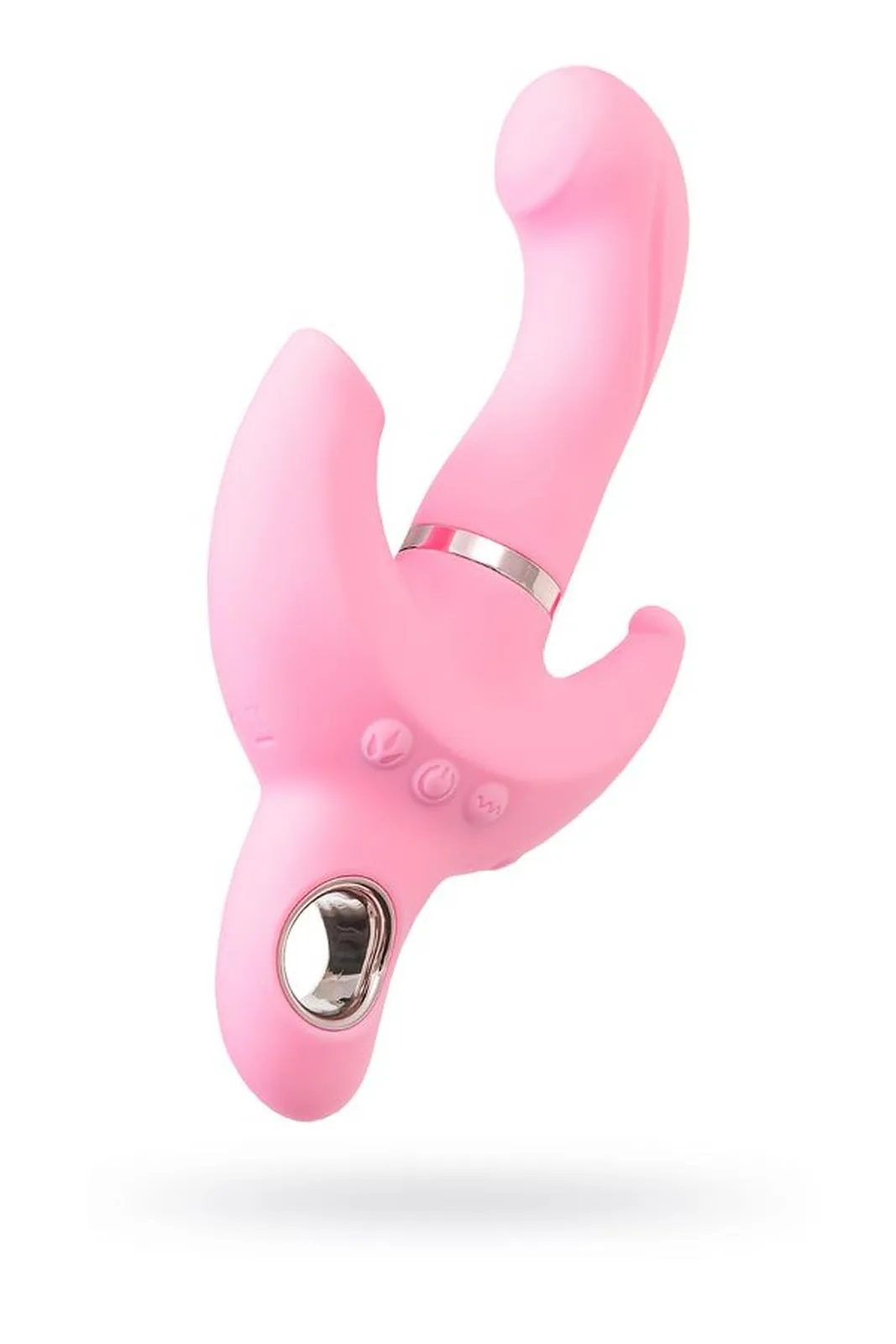 JOS TwistMe — Rabbit Vibrator with Rotating Clitoral Stimulation, Pink, 19.5 cm