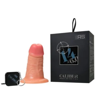 Realistic Dildo Caliber 14/6, PVC, Flesh, Length 14 cm, Diameter 6 cm