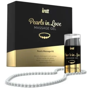 Intt Pearls in Love massage gel 15 ml with pearl silicone necklace