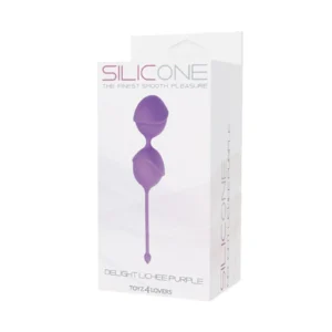 Balls - Palline Delight Pussy Lychee Silicone Purple