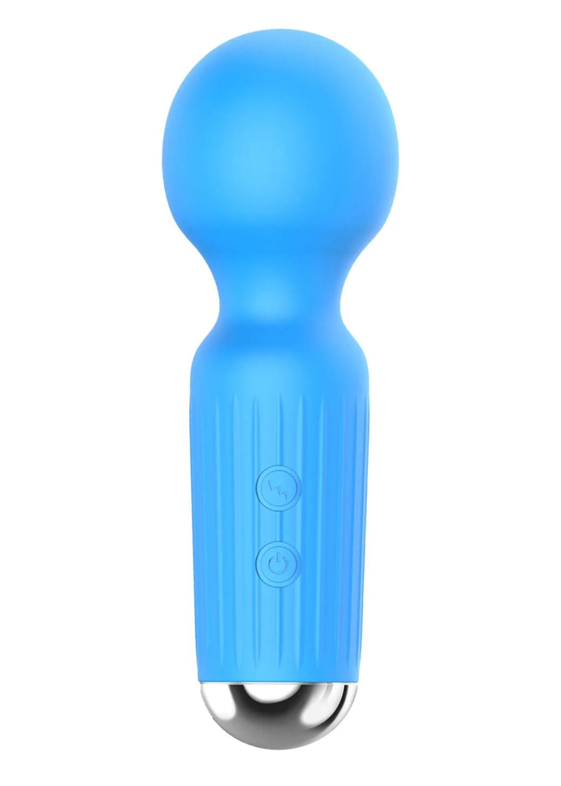 Stimulator - Rechargeable Mini Massager USB 20 Functions - Blue - Image 2