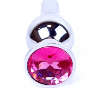 MyLove Toys - Silver Jewellery Butt Plug - Pink
