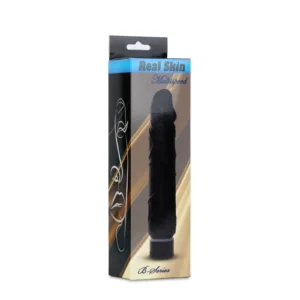 Vibrator-Real Skin - Black