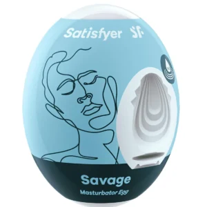 Satisfyer Masturbator Egg Single Savage - Disposable Male Masturbator