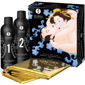 Shunga Gel Massage Exotic Fruits — massage gel with an exotic fruity scent