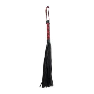 Red and black flogger