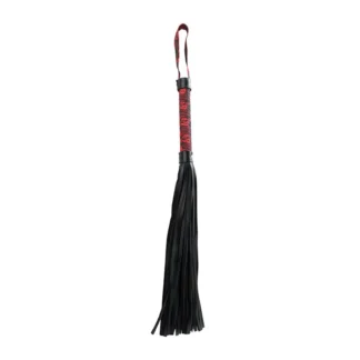 Red and black flogger