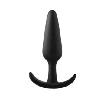 Fantasy Anal Plug Black Medium Flared Base