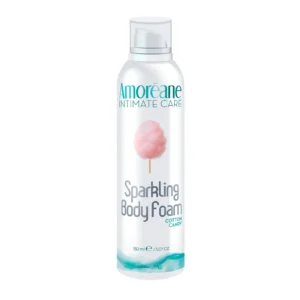 Amoreane Sparkling Body Foam Cotton Candy — Edible Body Foam, 150 ml