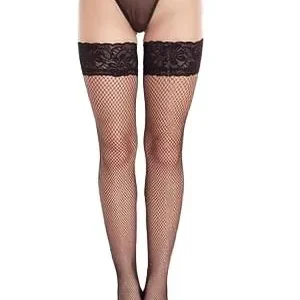 Stockings 5517 - Plus Size - black 2XL