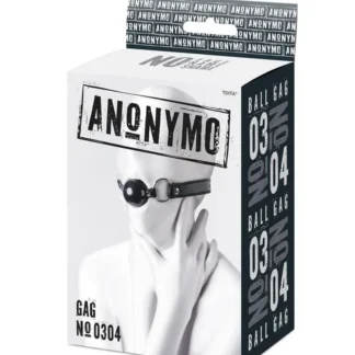 Anonymo gag, TPR, black, 64 cm