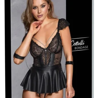 Cottelli BONDAGE Babydoll Bondage S Lace Trim Set
