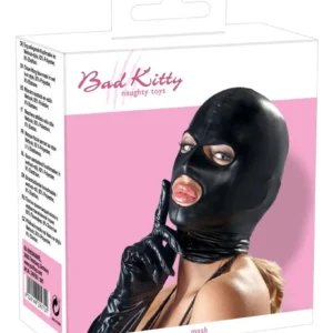 Bad Kitty Black mask wet-look accessory