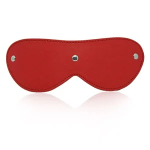 Red Leather Blindfold