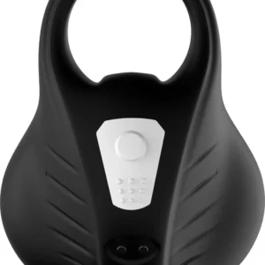 B-Series Joy Ranger Black — Vibrating Erection Ring with Clitoral Stimulator