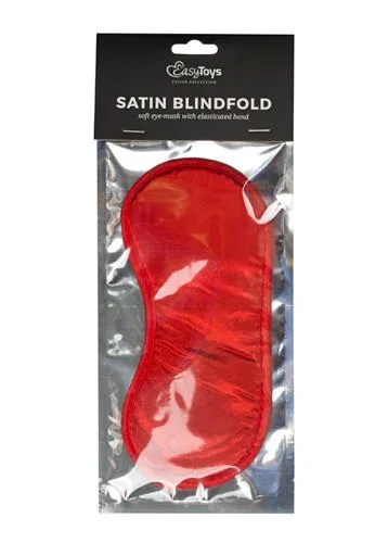 EasyToys Mask-Red - Red Satin Sleep Mask