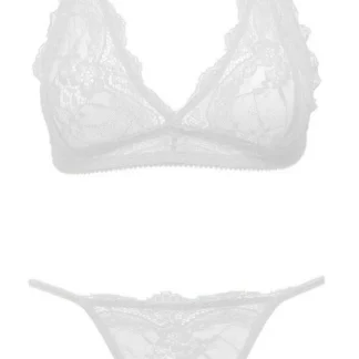Ouno-Sexy Lingerie Set 2 parts-S/M-White
