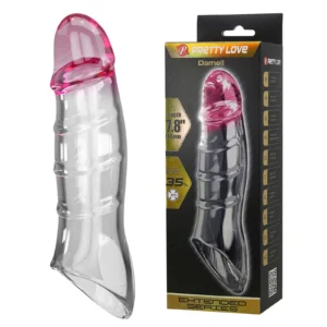 Pretty Love Penis Sleeve – Damell Clear Pink
