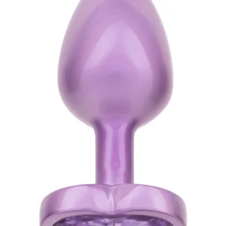 Diamond Heart Plug Small Purple