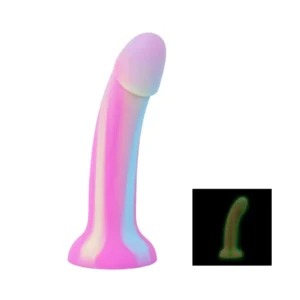 EasyToys Candy Swirl Pink Silicone Dildo