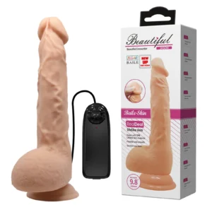 Baile Beautiful Jason - Realistic Vibrating Dildo, 9.8 Inches