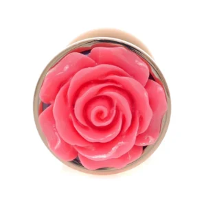 Plug-Jewellery Red Gold Rose Pink