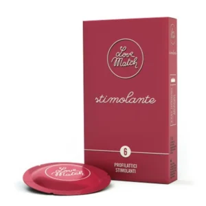 Love Match Stimulating Condoms - 6 pcs pack