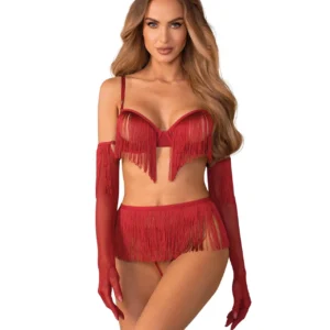Rossay Red 4-Piece Open Set 2XL/3XL